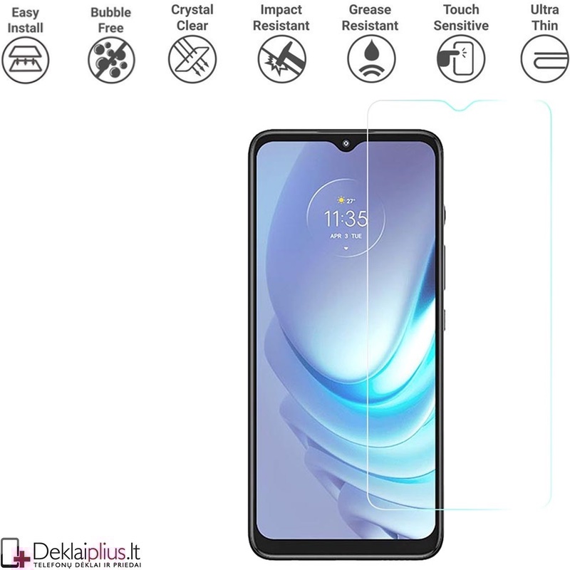 Ekrano grūdintas stiklas (telefonui Motorola Moto G50) Ekrano grūdintas stiklas (telefonui Motorola Moto G50)